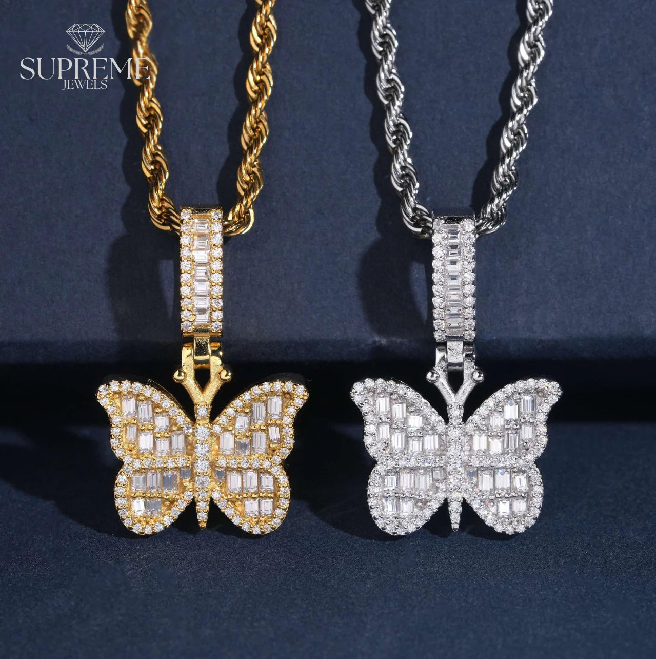 Iced Butterfly Pendant™