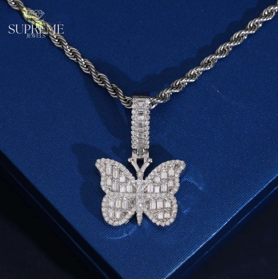 Iced Butterfly Pendant™