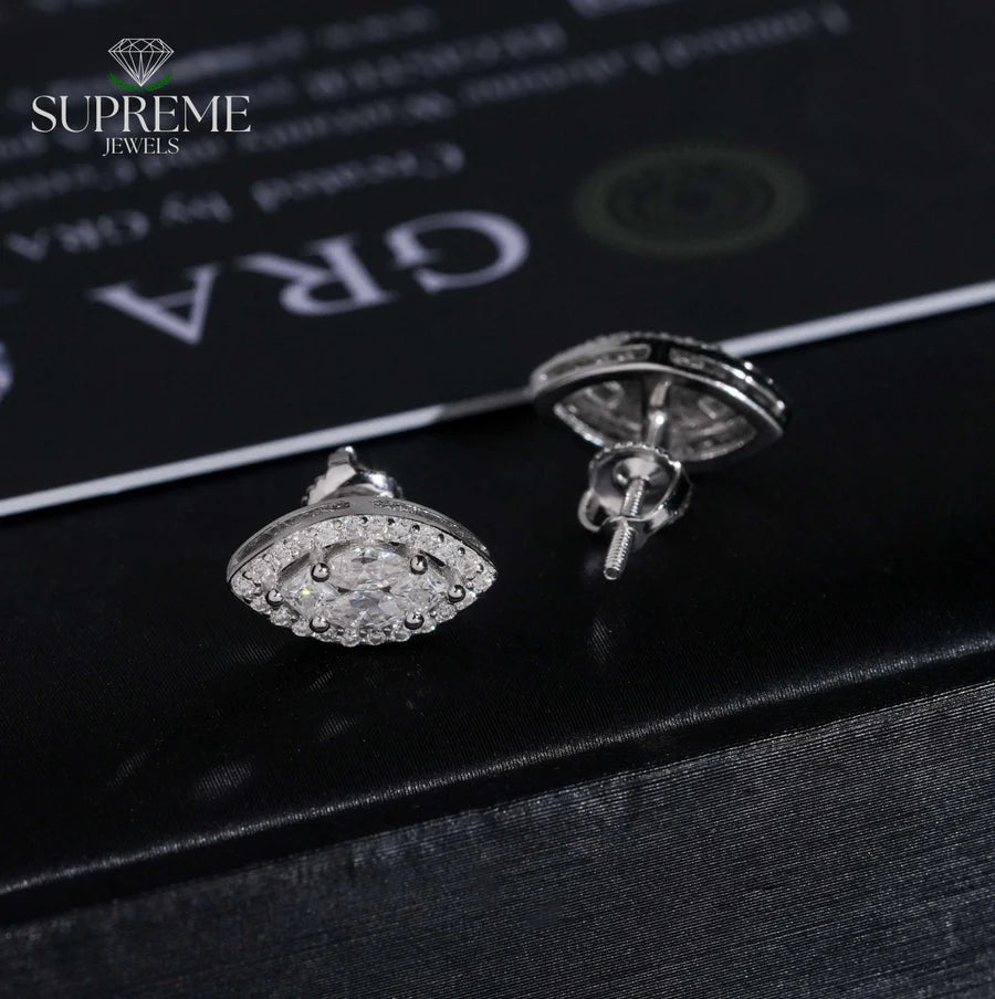 Moissanite Fancy Cut Stud Earrings™