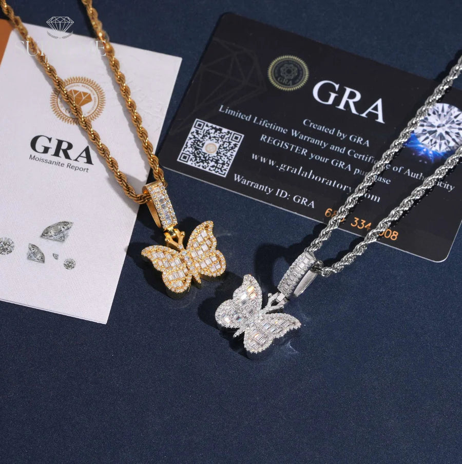 Iced Butterfly Pendant™