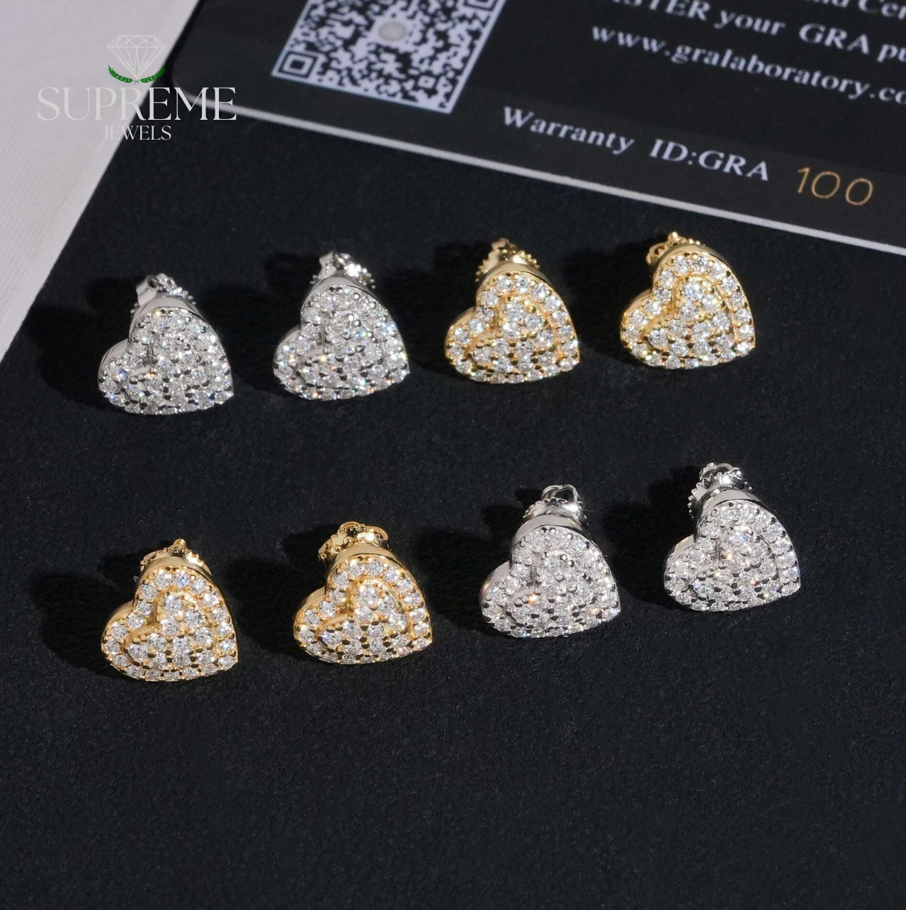 HeartGlow™ Heart Earrings