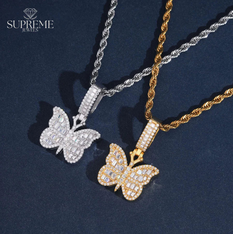 Iced Butterfly Pendant™
