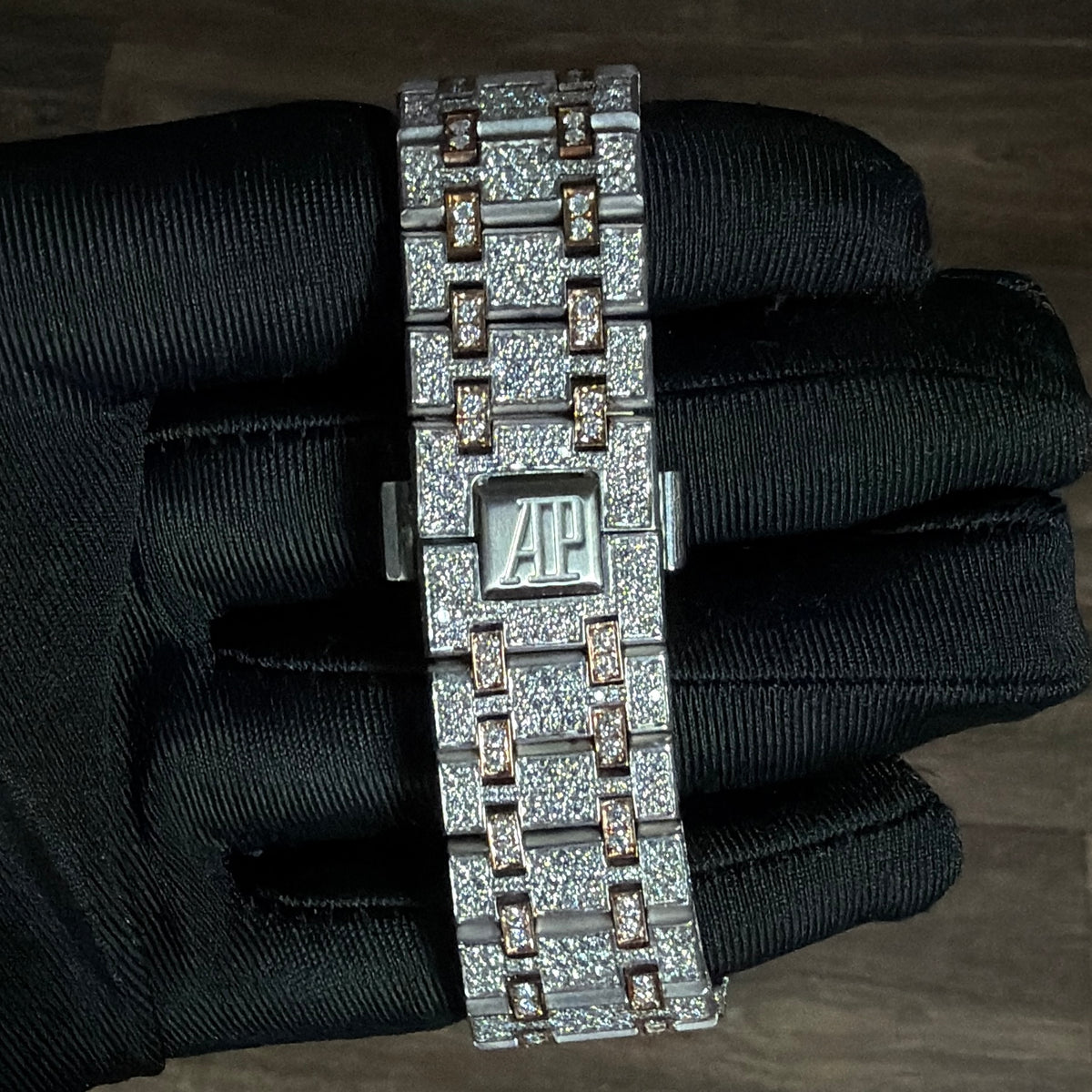 Royal Iced VVS Moissanite Watch – Two-Tone