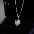 Eternal Heart Moissanite Necklace