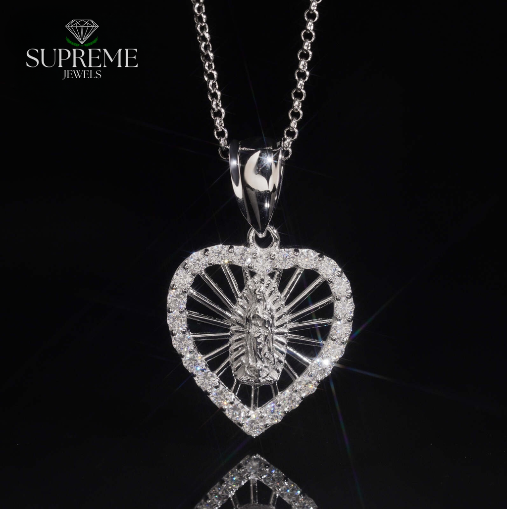 Radiant Heart Moissanite Necklace