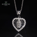 Radiant Heart Moissanite Necklace