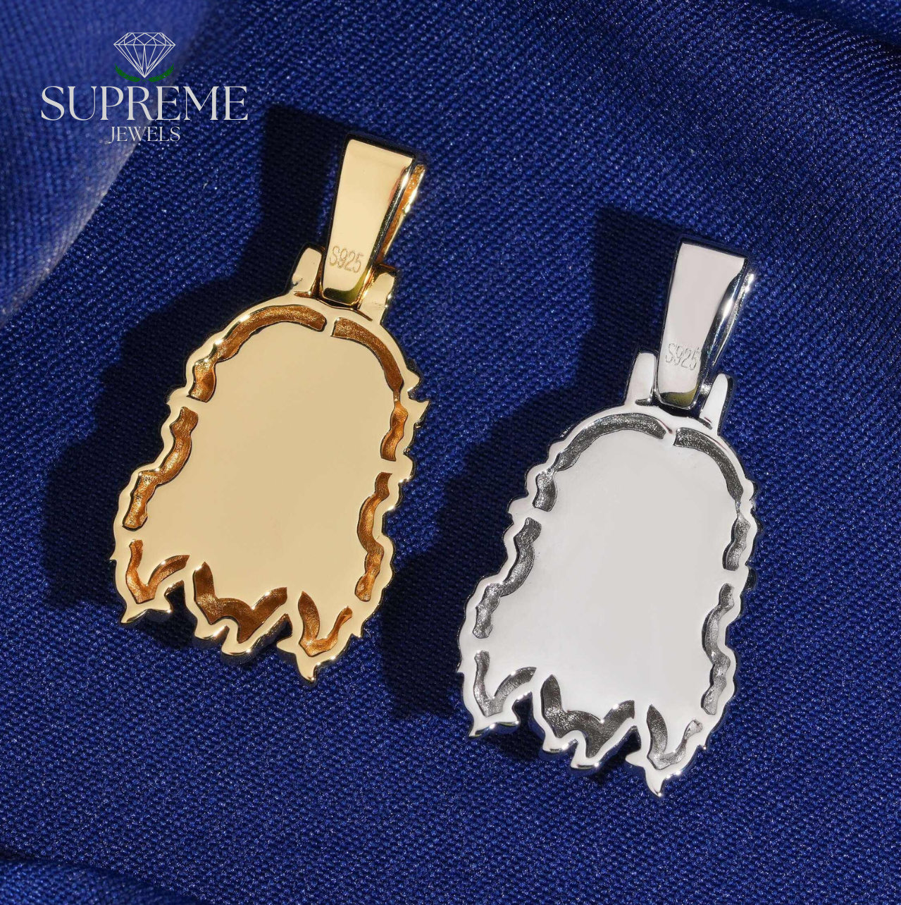 Iced Jesus Pendant – Moissanite VVS  Necklace