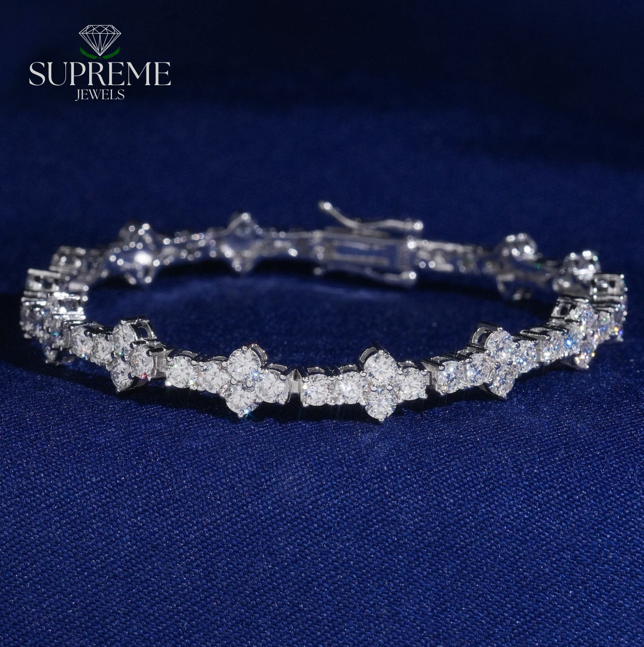 Imperium Cross™ 3MM Moissanite Tennis Bracelet