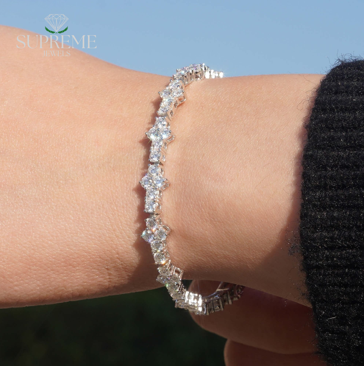 Imperium Cross™ 3MM Moissanite Tennis Bracelet