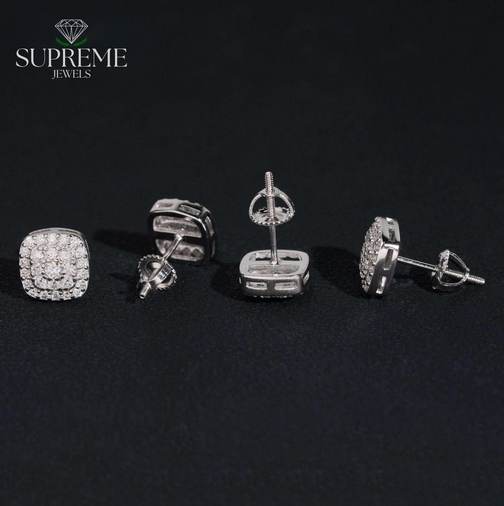 Mini Pavé Square 8mm