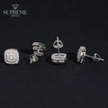 Mini Pavé Square 8mm