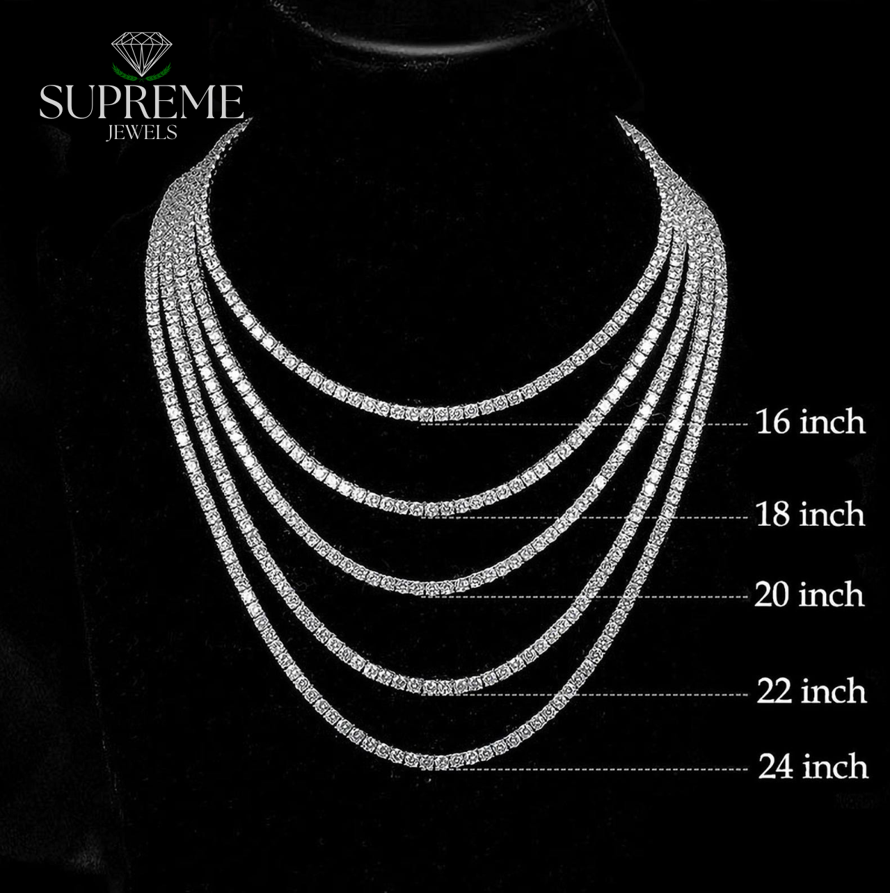 Tennis Chain Moissanite