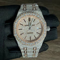 Royal Iced VVS Moissanite Watch – Two-Tone