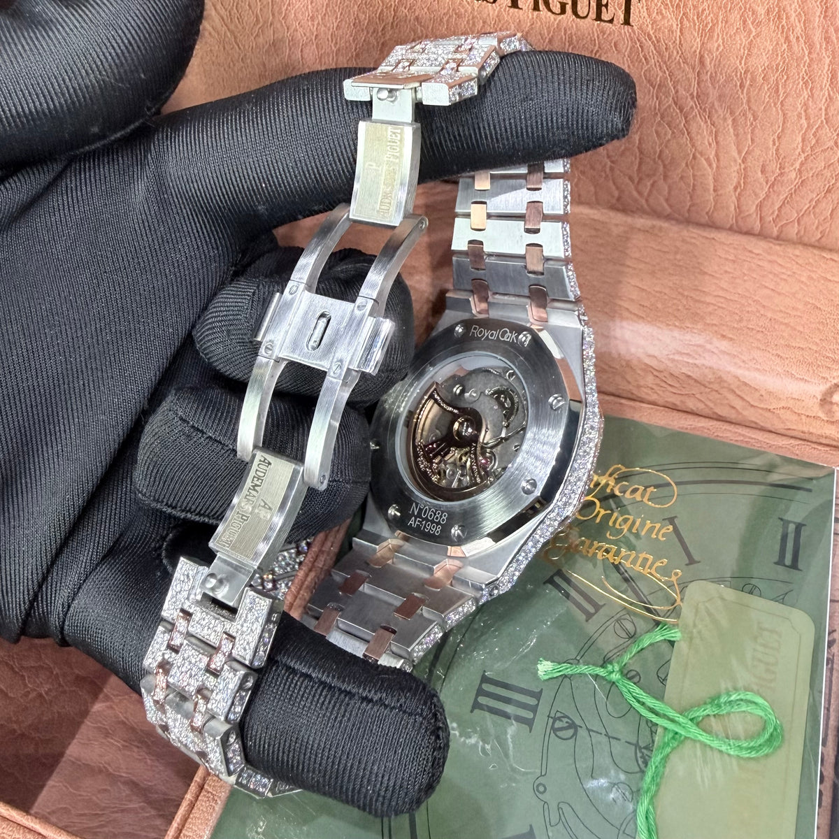 Royal Iced VVS Moissanite Watch – Two-Tone