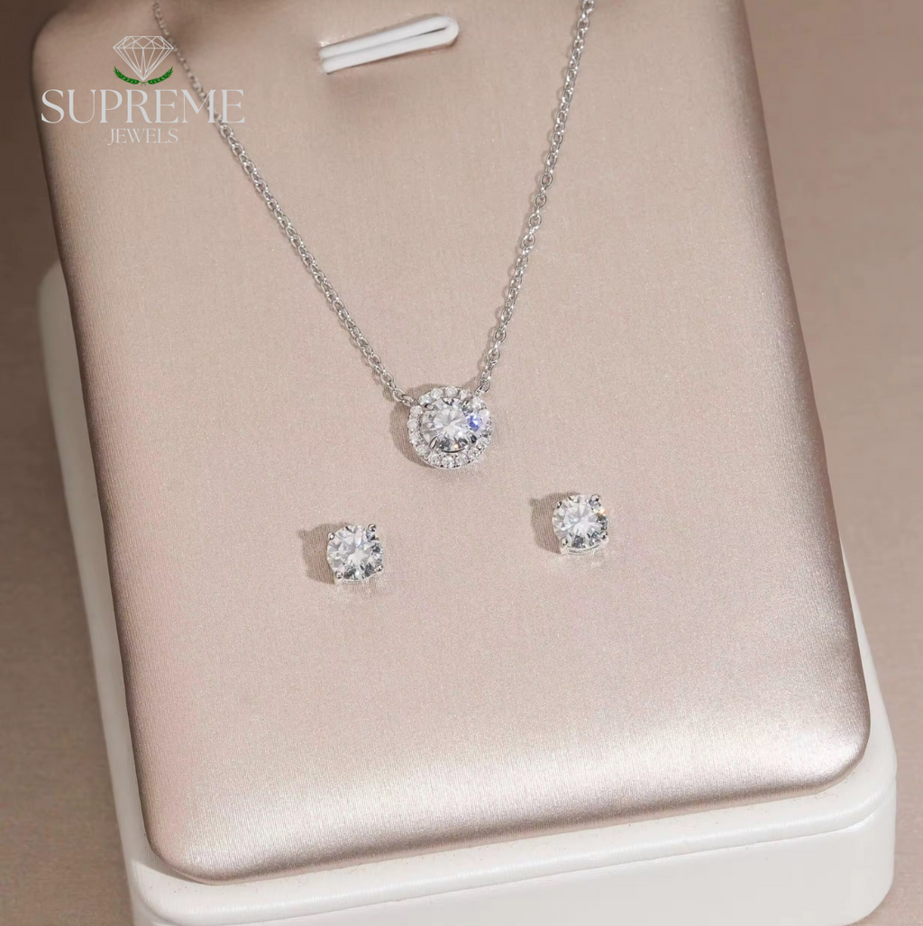 Celestia Halo Diamond Set