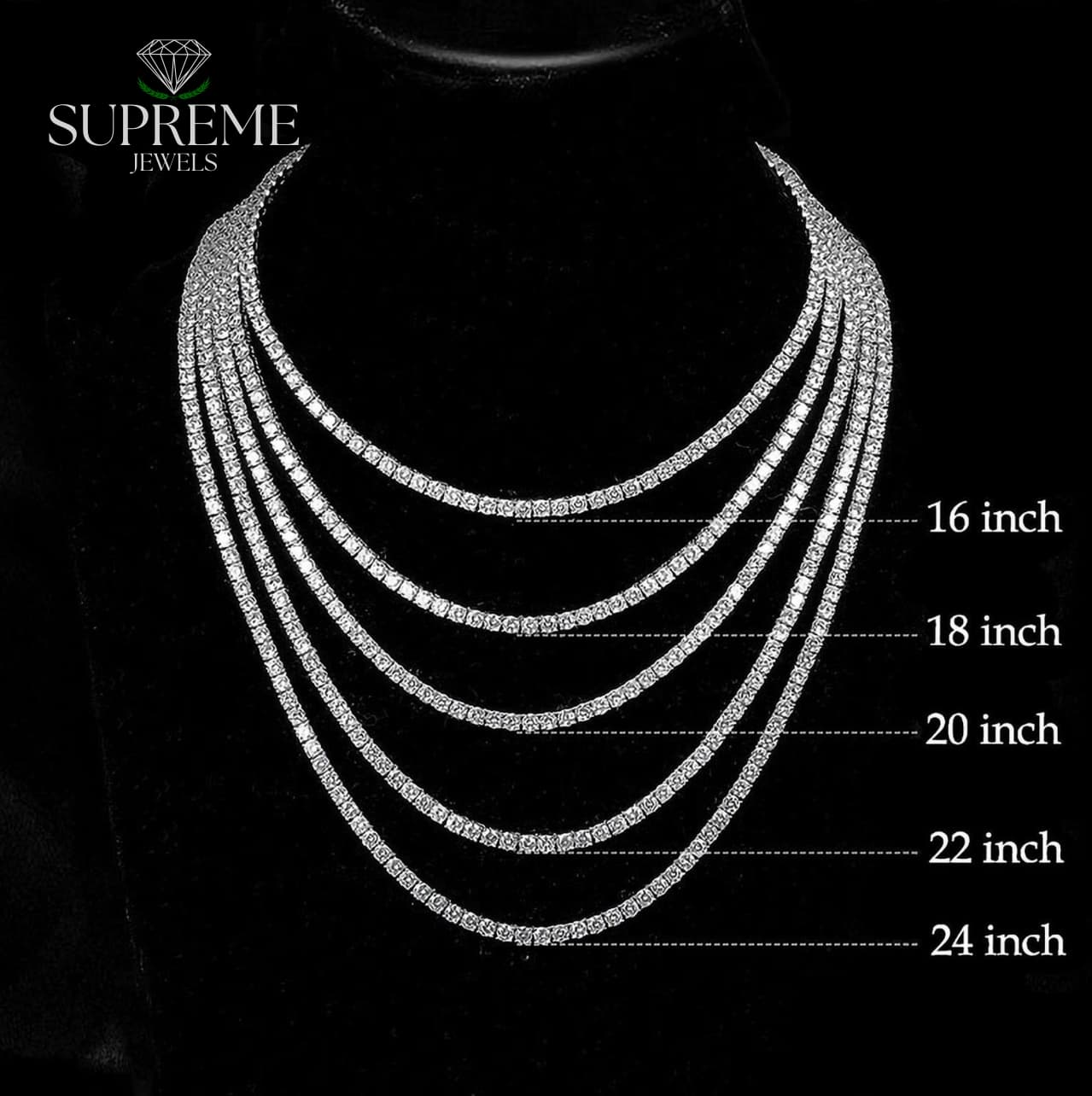 Tennis Chain Moissanite